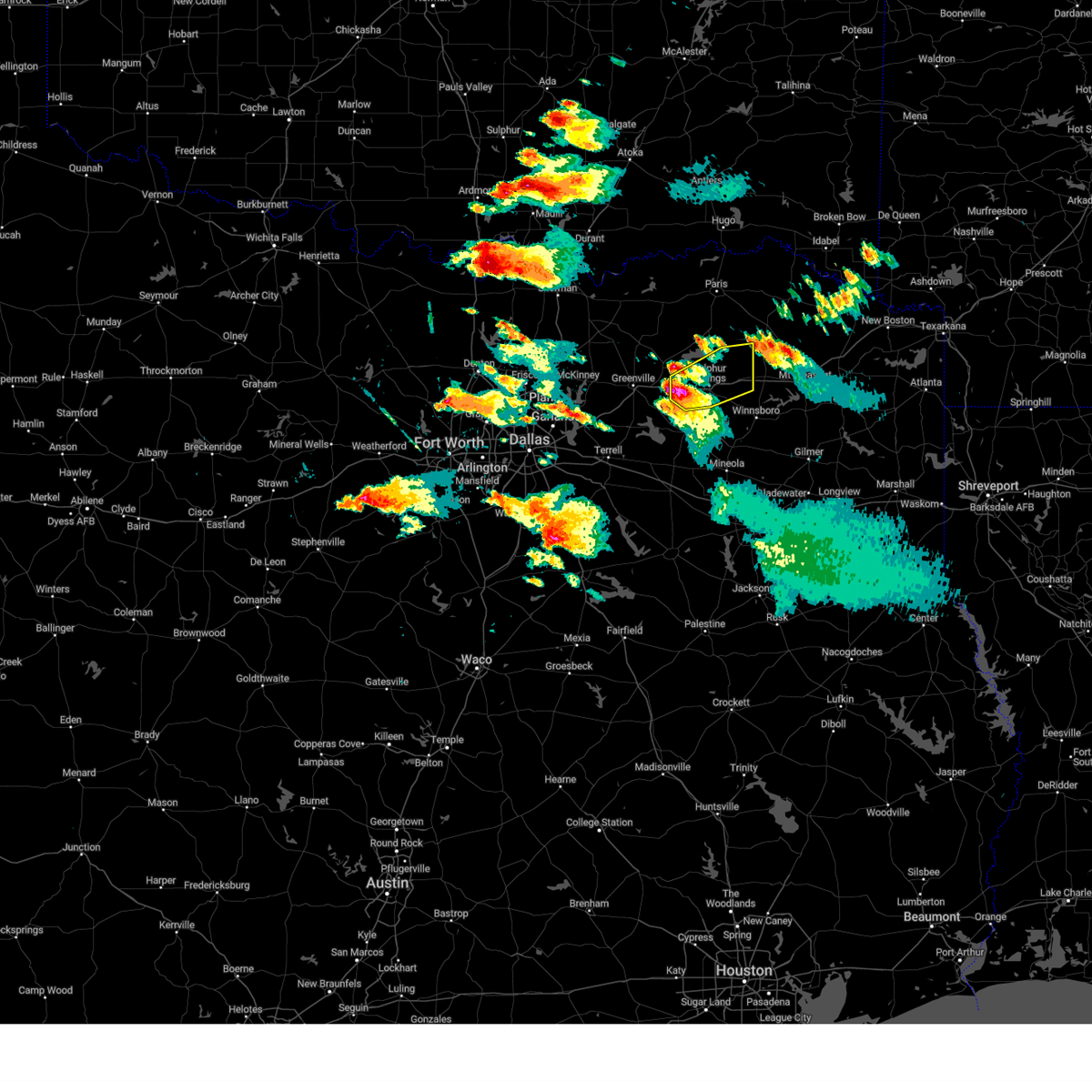 Interactive Hail Maps Hail Map for Sulphur Springs, TX
