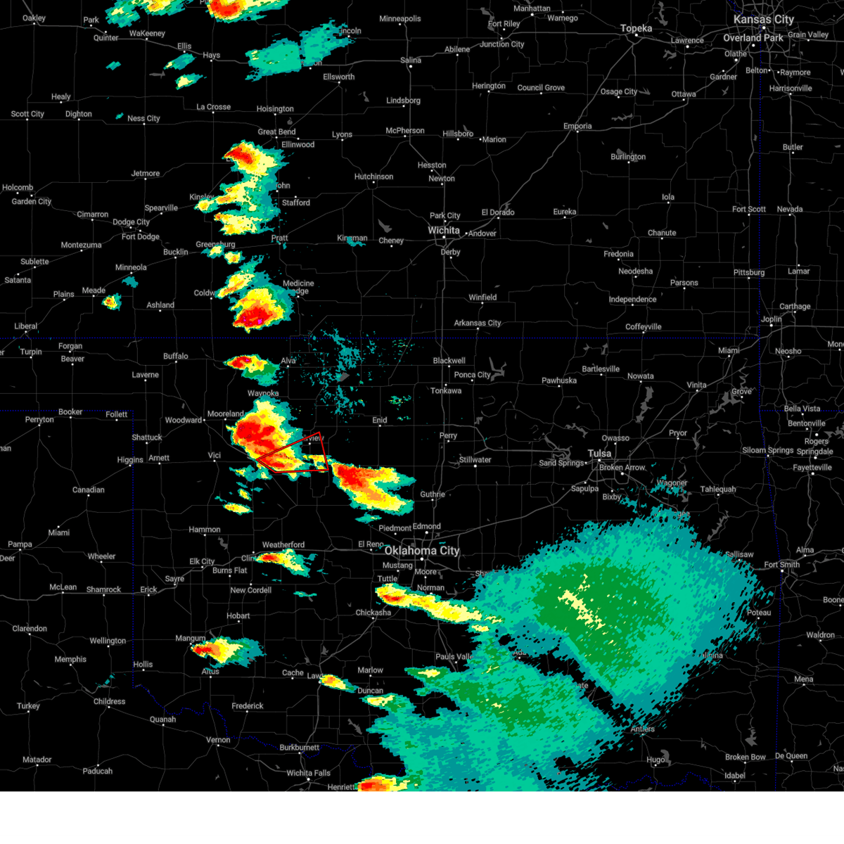 Interactive Hail Maps Hail Map for Okeene, OK