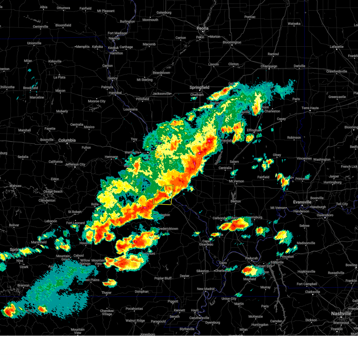 Interactive Hail Maps Hail Map for Bloomsdale, MO