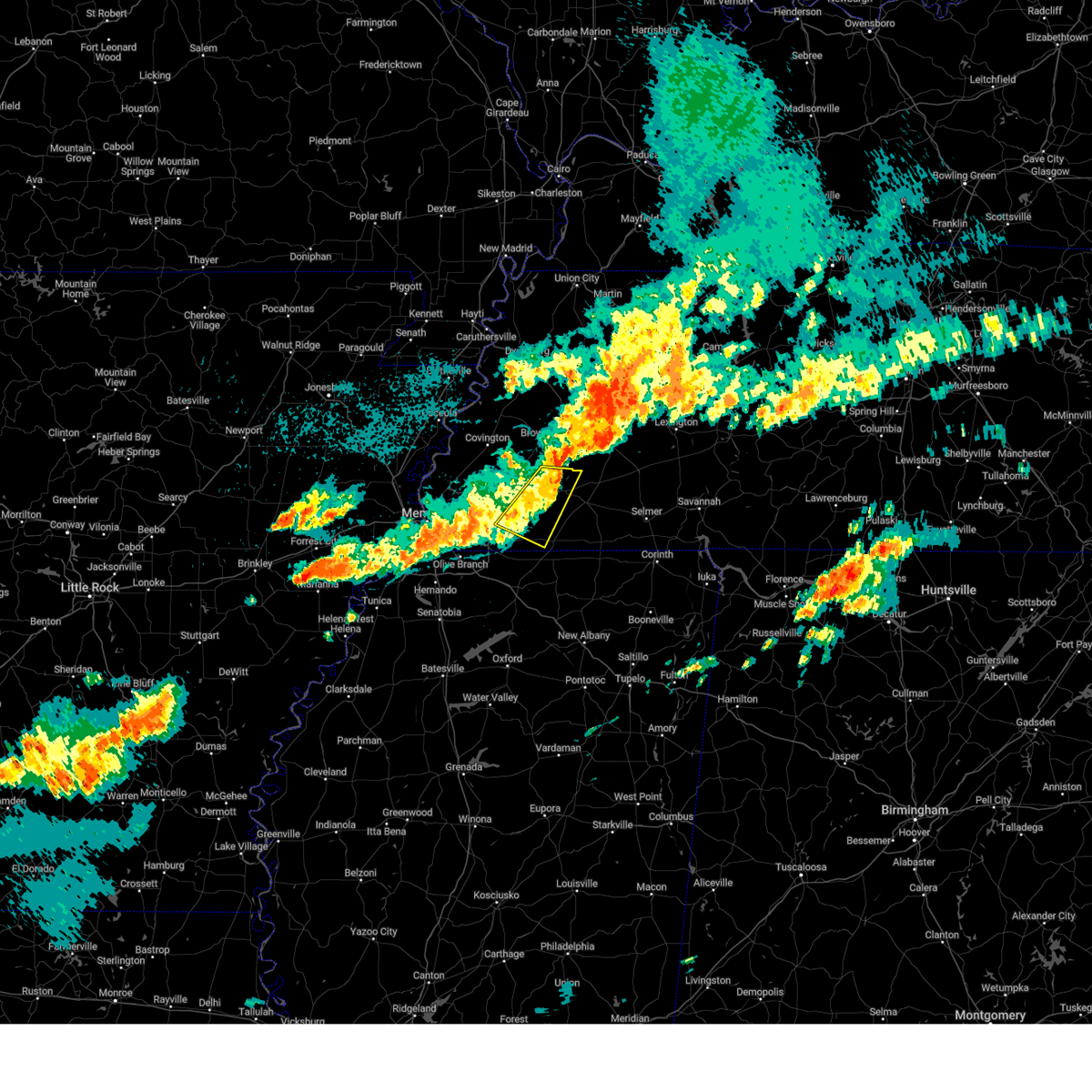 Interactive Hail Maps Hail Map for Somerville, TN