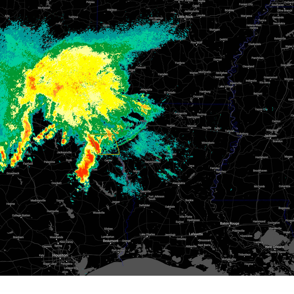 Interactive Hail Maps Hail Map for Beckville, TX
