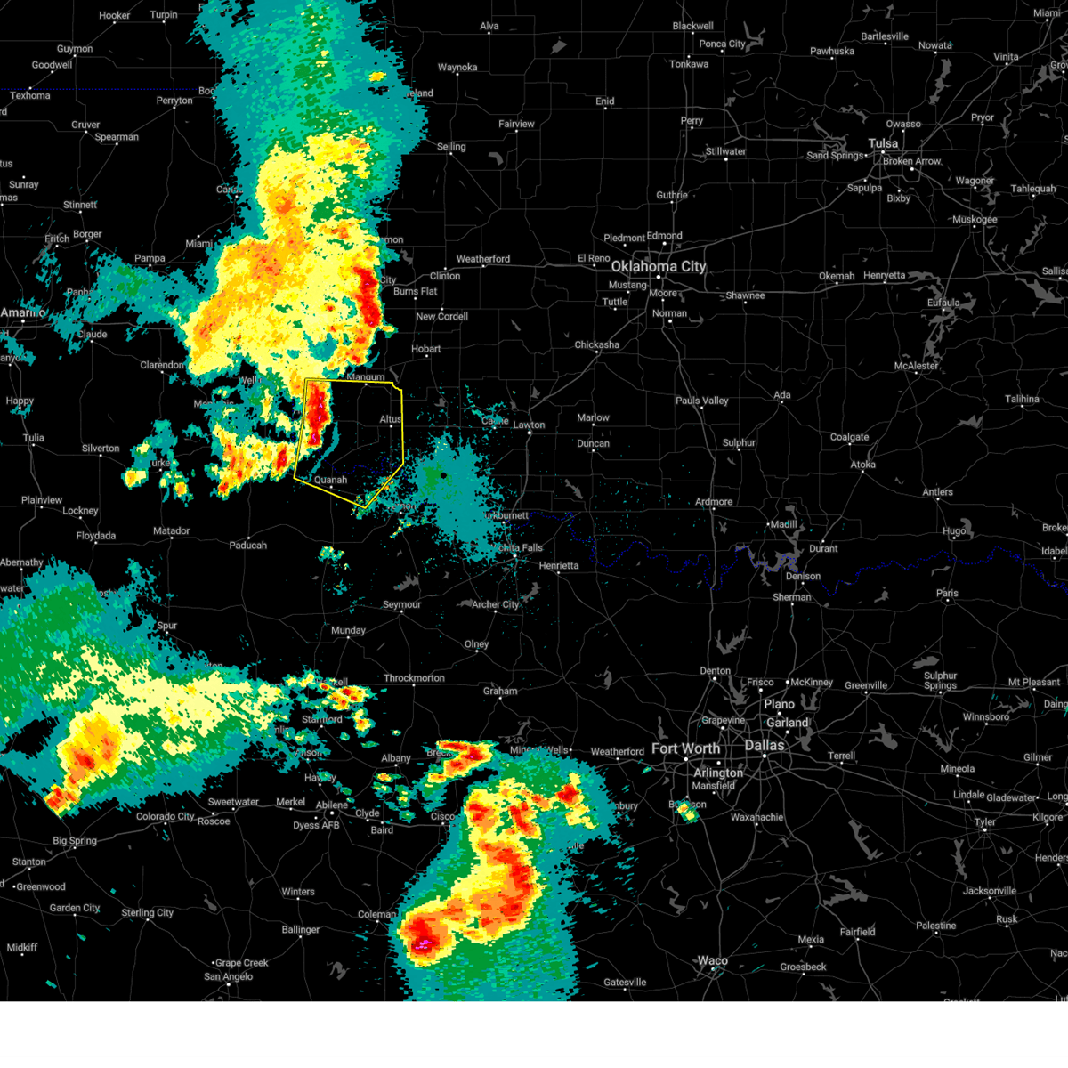 Interactive Hail Maps Hail Map for Mangum, OK