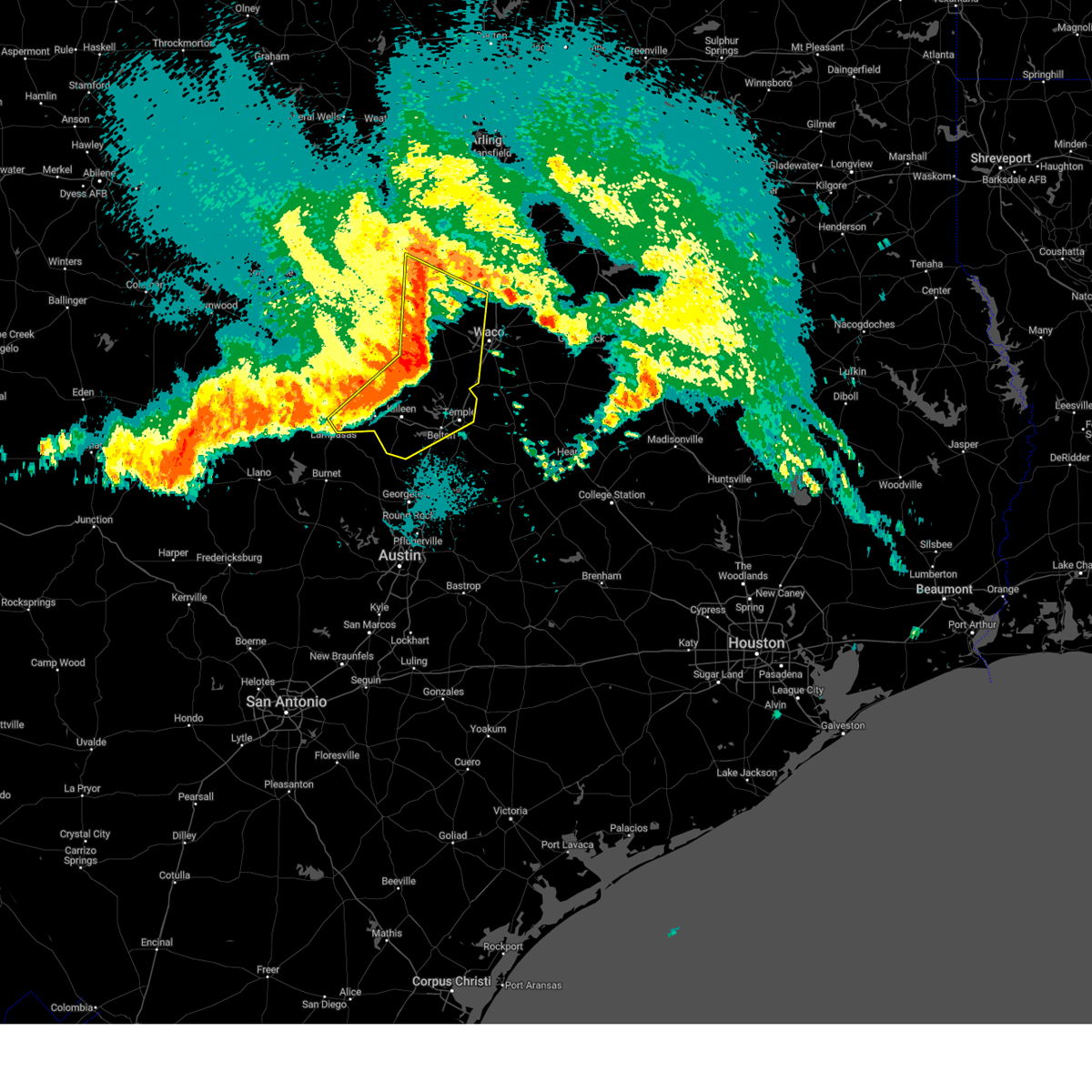 Interactive Hail Maps Hail Map for Lampasas, TX