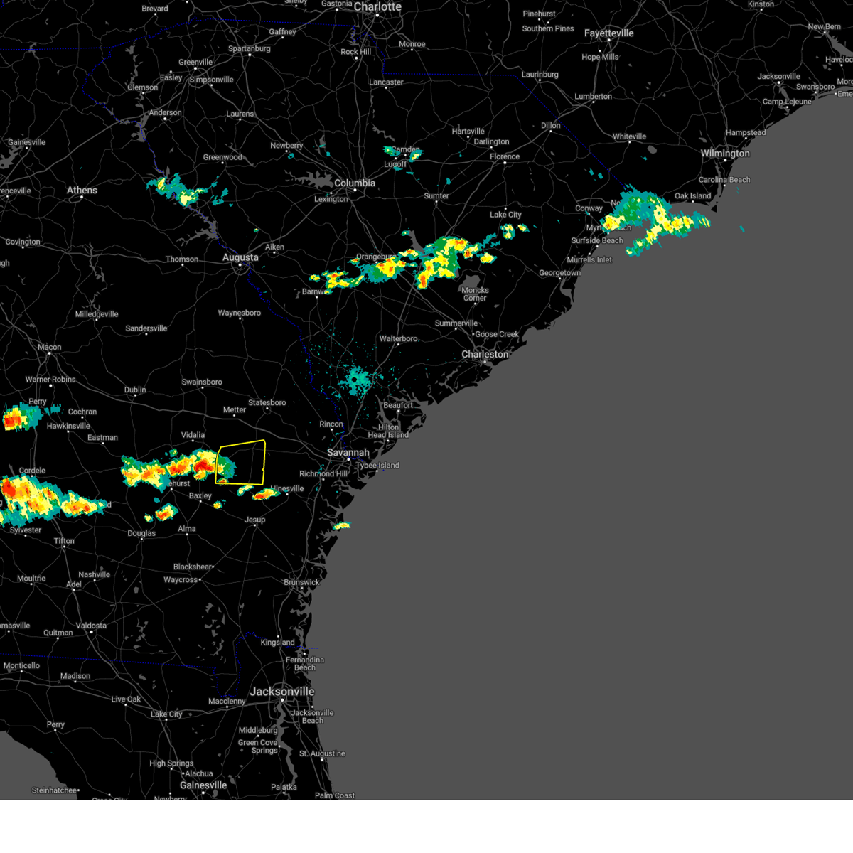 Interactive Hail Maps Hail Map for Claxton, GA