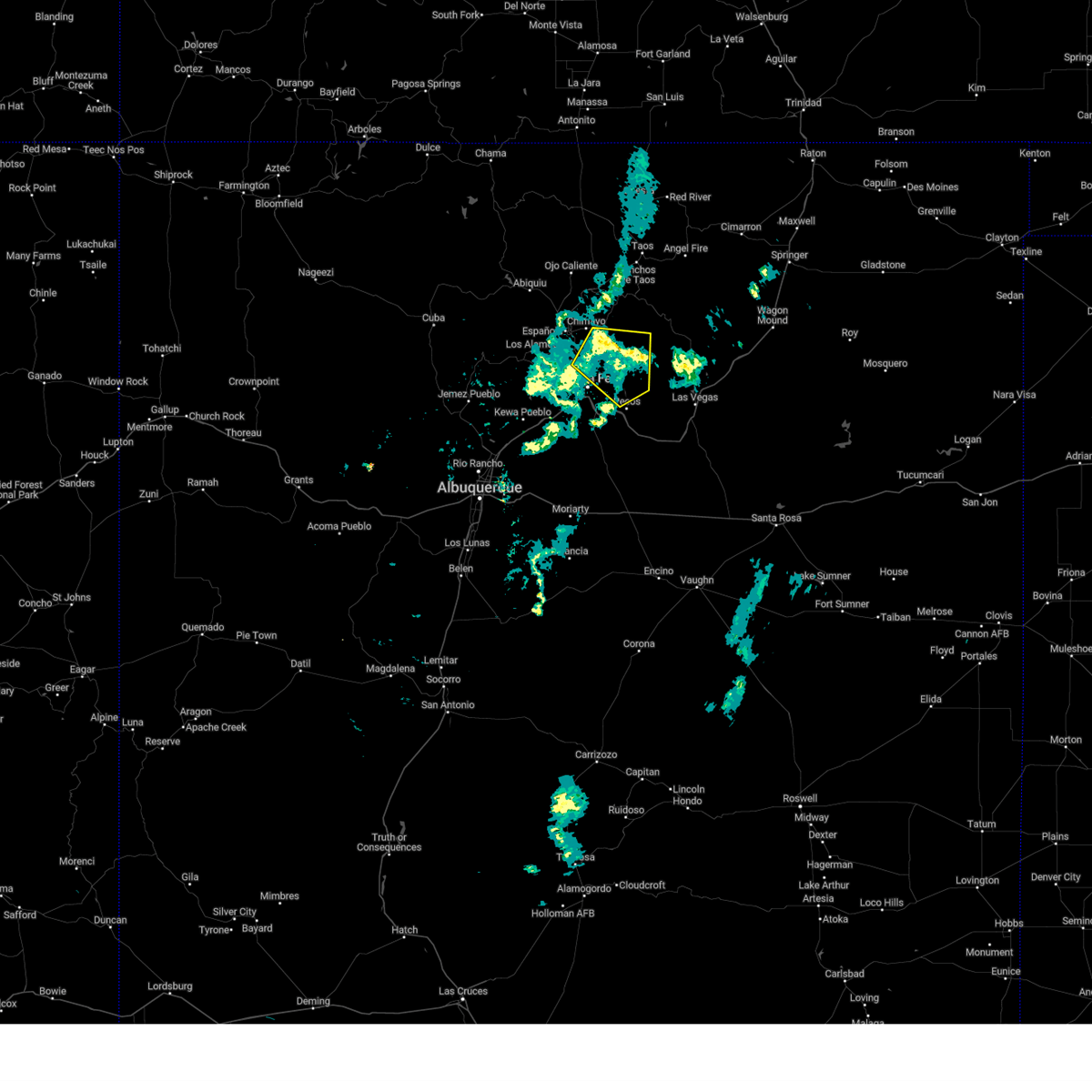 Interactive Hail Maps Hail Map for Santa Fe, NM