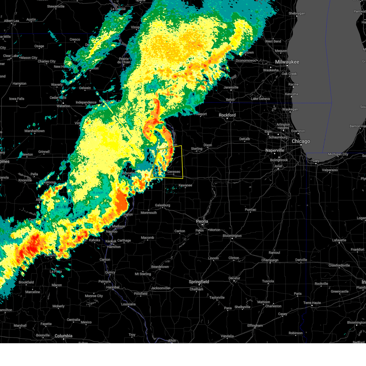 Interactive Hail Maps Hail Map for Davenport, IA