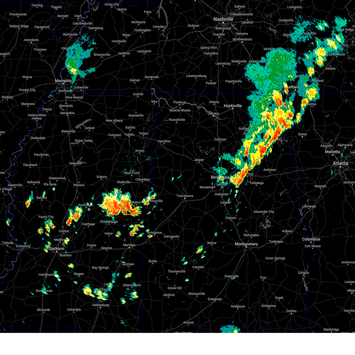 Interactive Hail Maps Hail Map for Shuqualak, MS