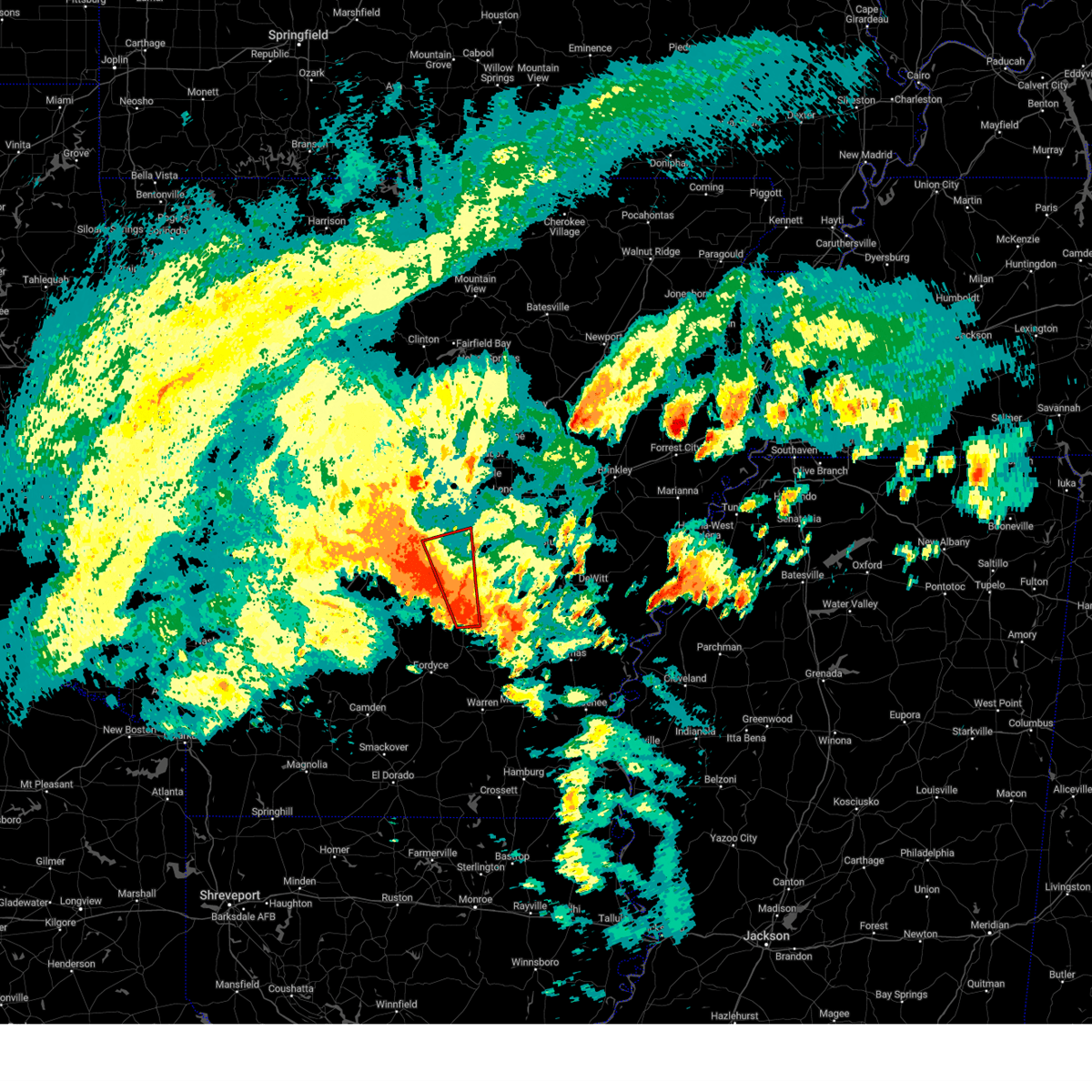 Interactive Hail Maps Hail Map for Hensley, AR
