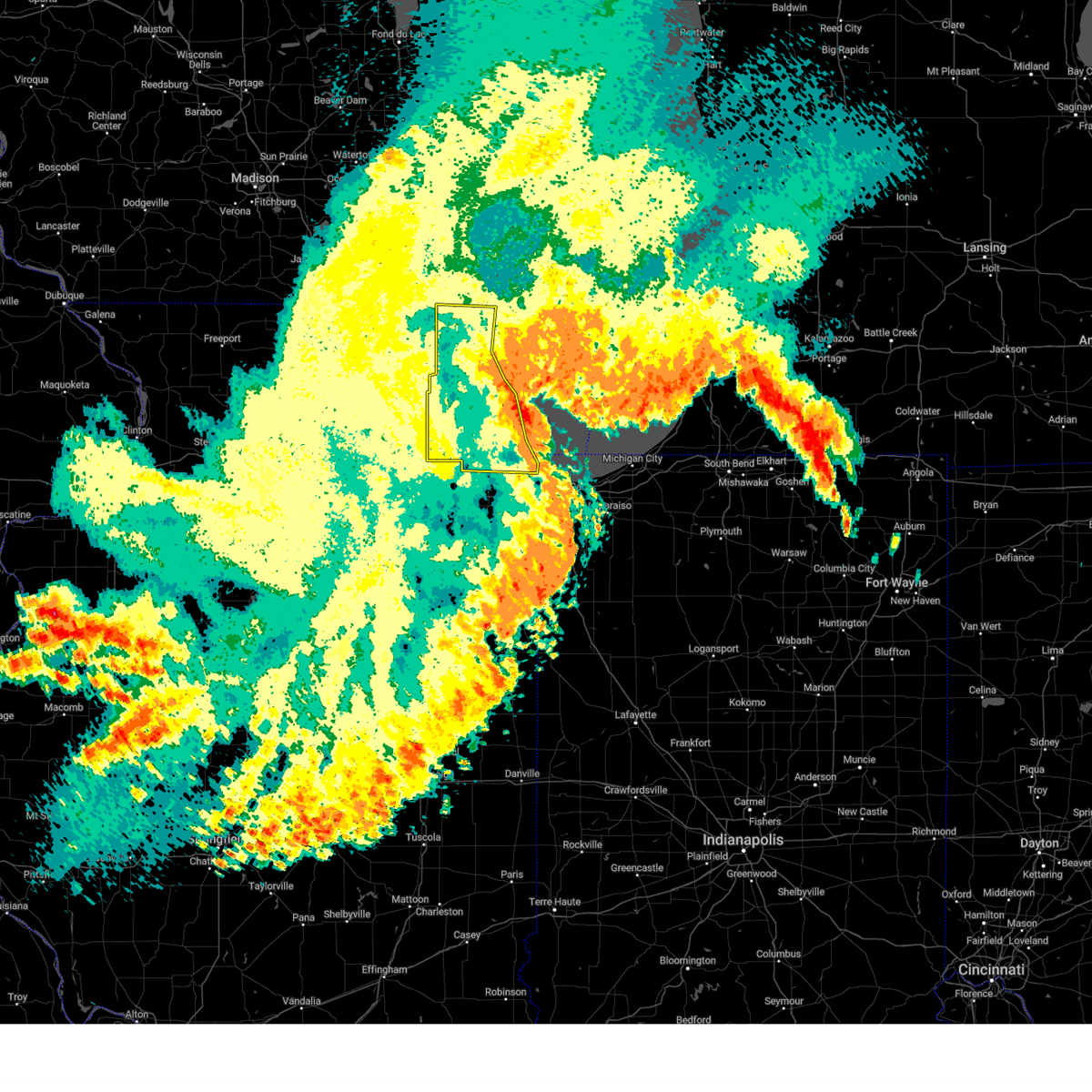 Interactive Hail Maps Hail Map for Addison, IL