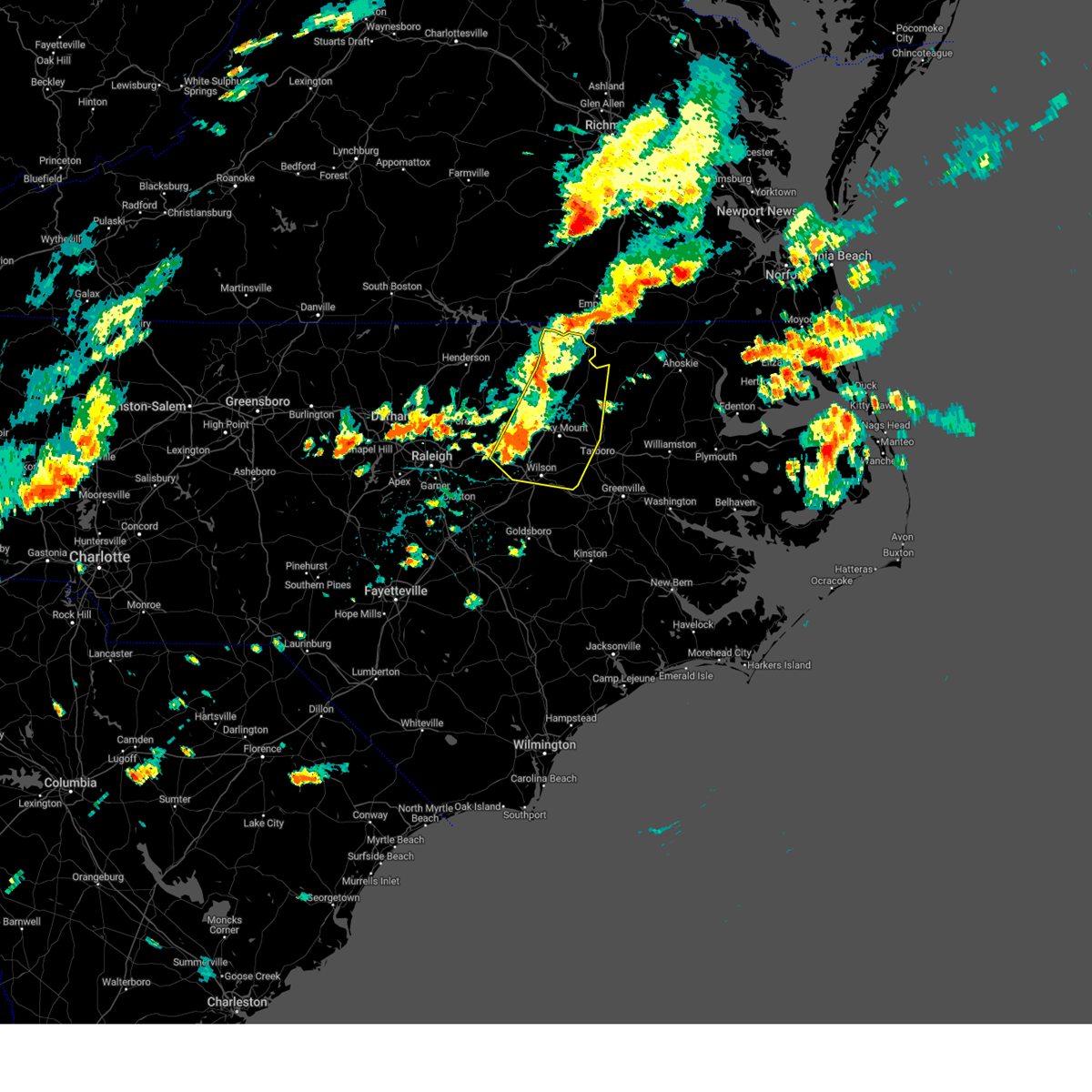 Interactive Hail Maps Hail Map for Littleton, NC