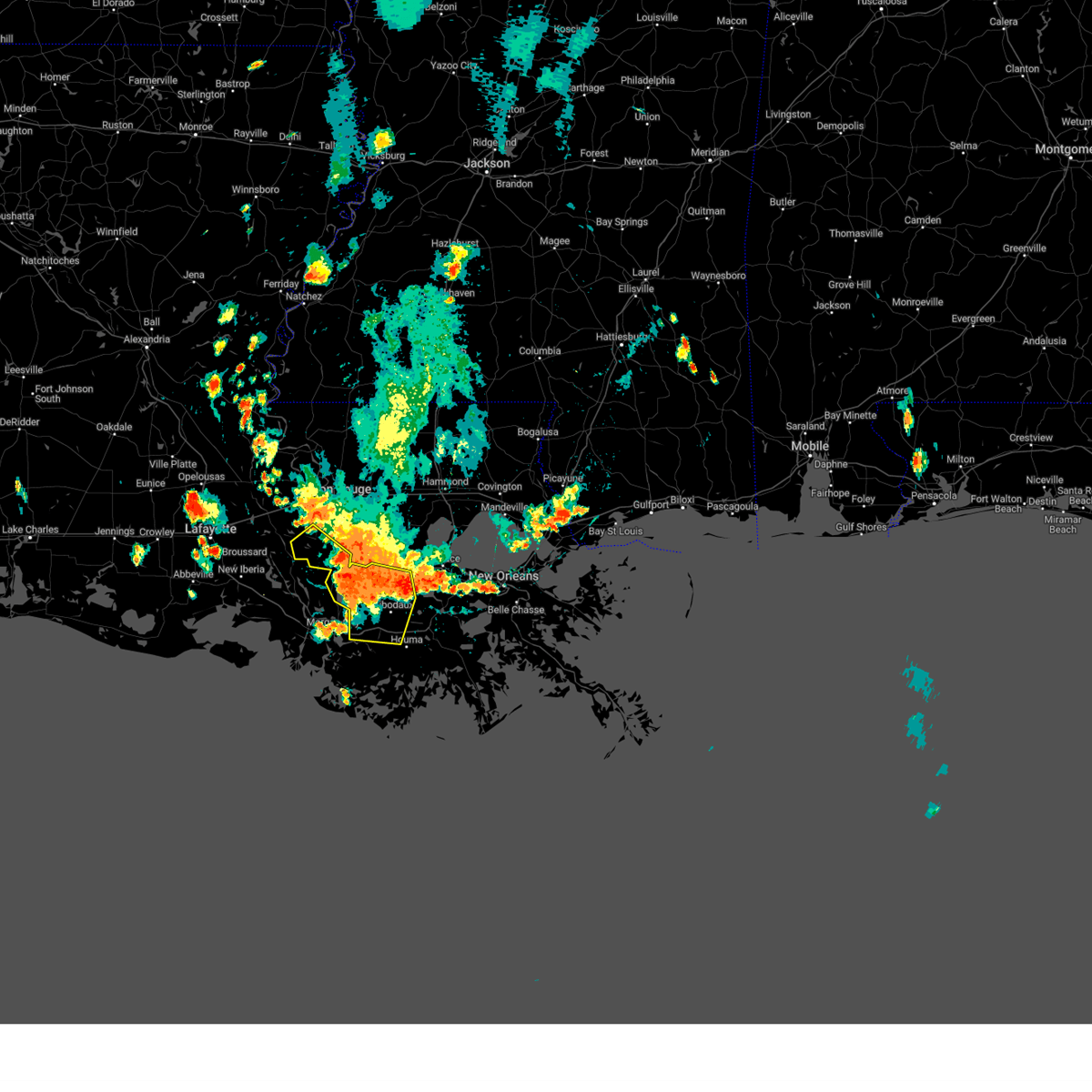 Interactive Hail Maps Hail Map for Labadieville, LA