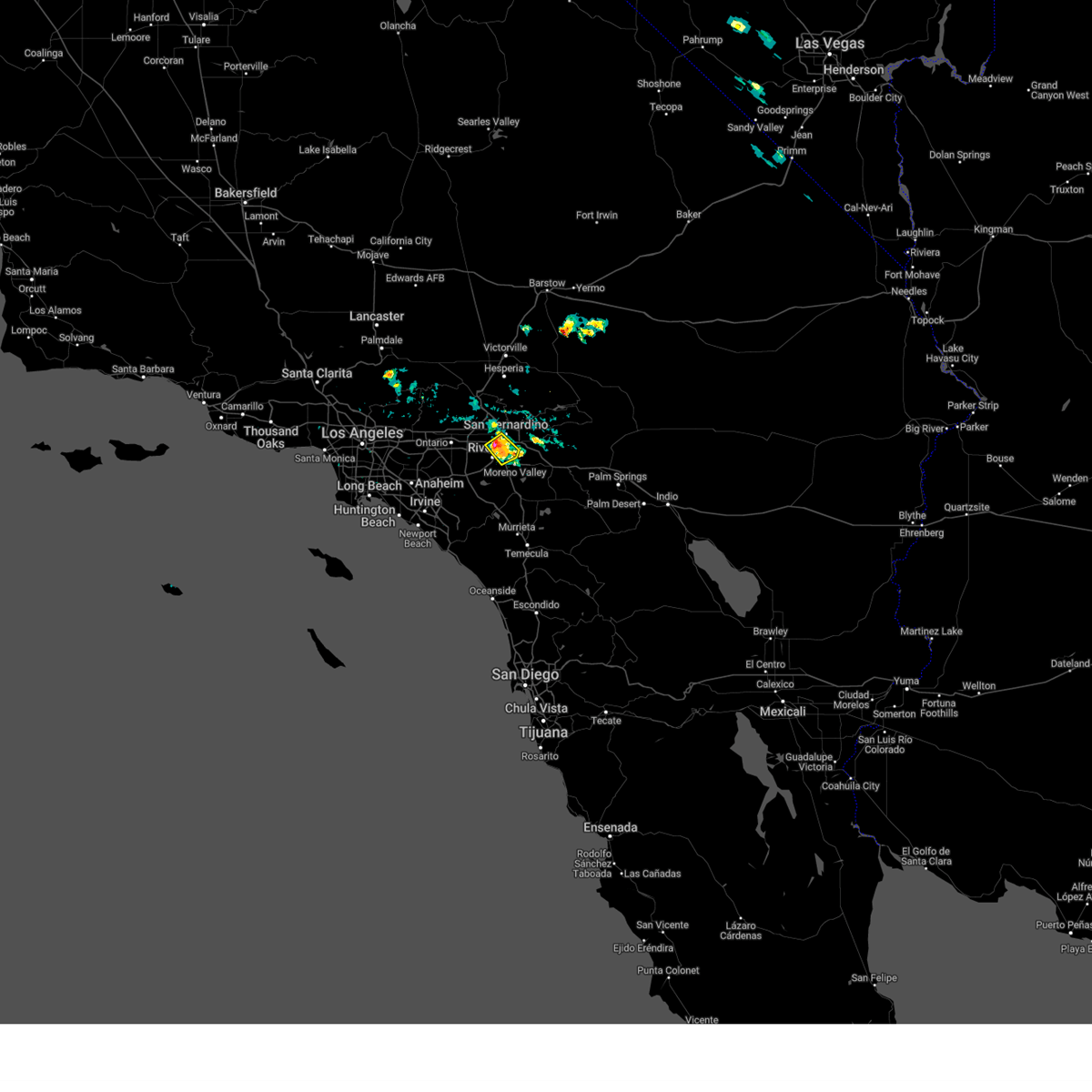 Interactive Hail Maps Hail Map for Crestmore Heights, CA