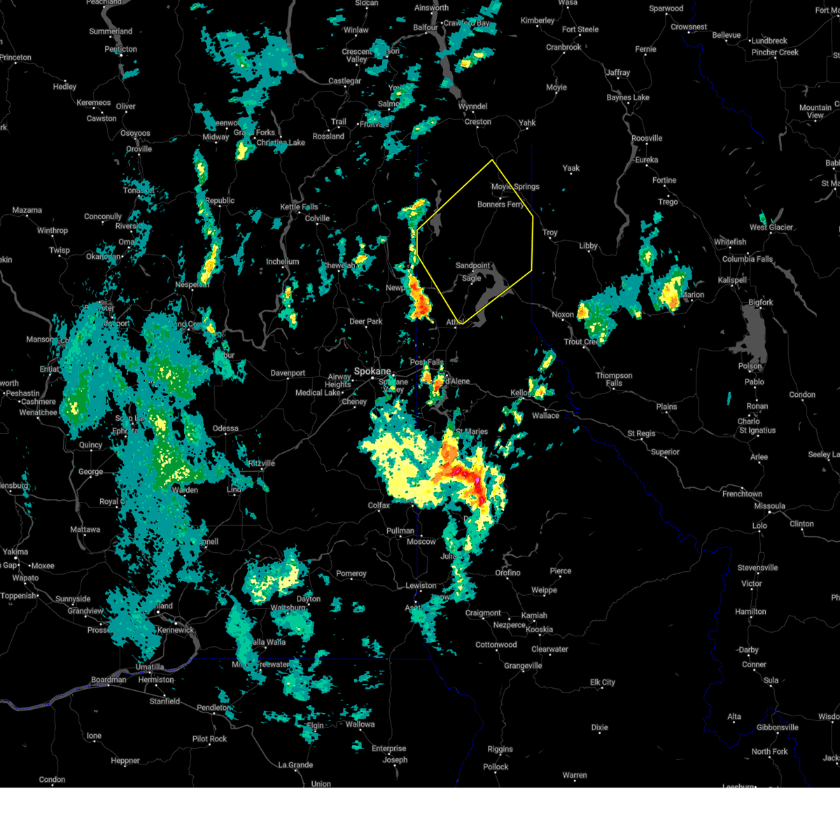 Interactive Hail Maps Hail Map for Moyie Springs, ID