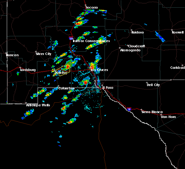 Interactive Hail Maps Hail Map for El Paso, TX