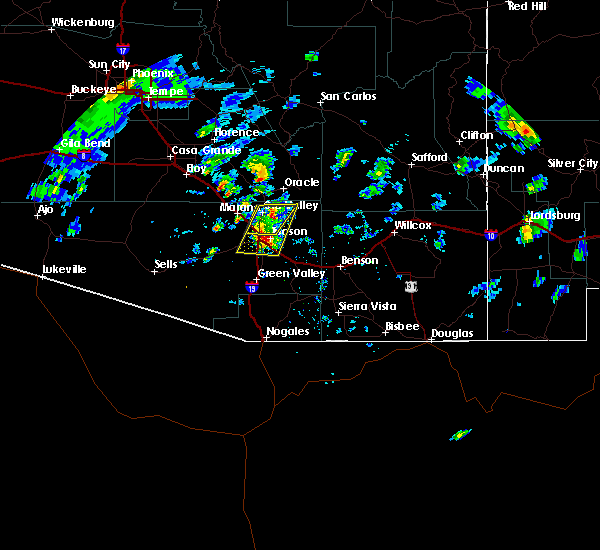 Interactive Hail Maps Hail Map for Tucson, AZ