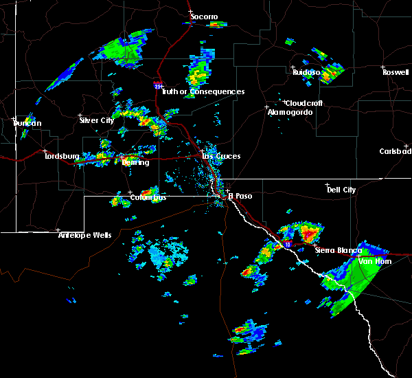 Interactive Hail Maps Hail Map for Sierra Blanca, TX