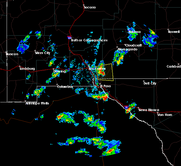 Interactive Hail Maps Hail Map for Tornillo, TX