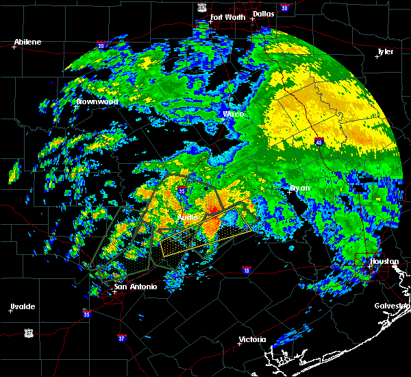 Interactive Hail Maps Hail Map for Bastrop, TX