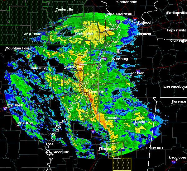 Interactive Hail Maps Hail Map for Olive Branch, MS