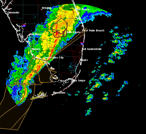 Interactive Hail Maps Hail Map for Clewiston, FL