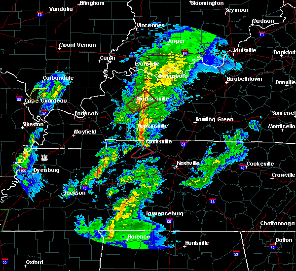 Interactive Hail Maps Hail Map for Clarksville, TN