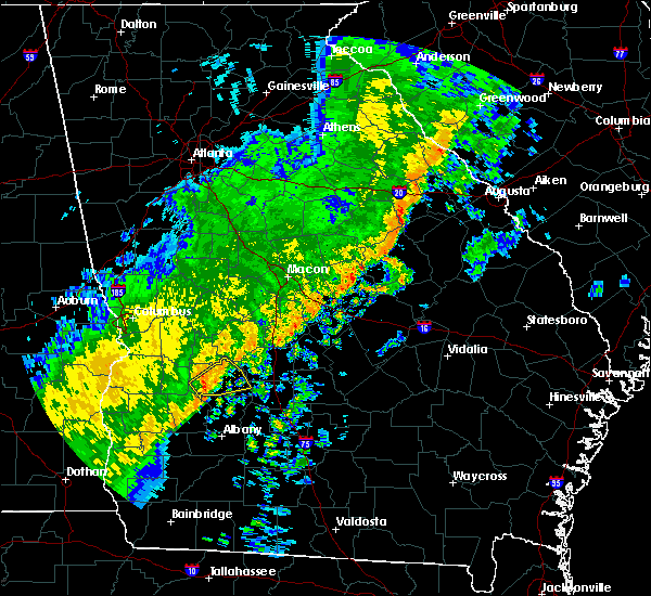 Interactive Hail Maps Hail Map for Andersonville, GA