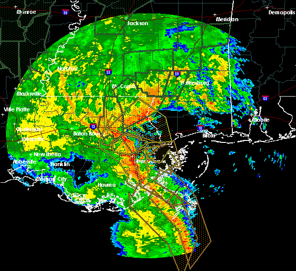 Interactive Hail Maps Hail Map for Pointe a la Hache, LA