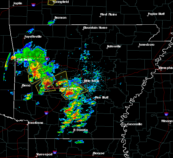 Interactive Hail Maps Hail Map for Hot Springs Village, AR