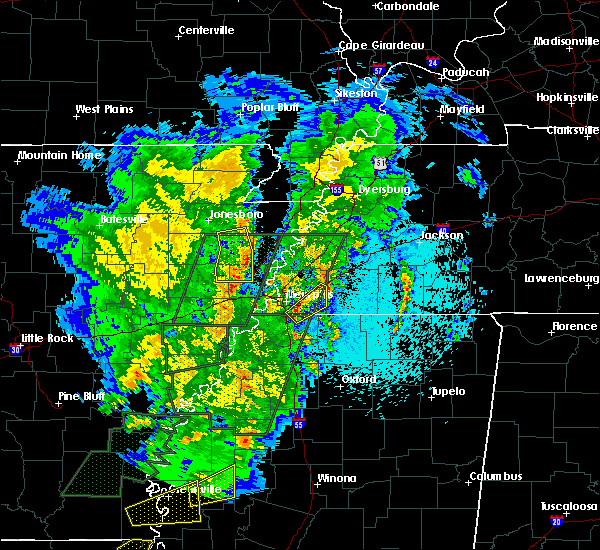 Interactive Hail Maps Hail Map for Collierville, TN