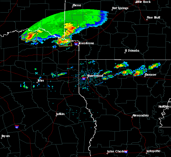 Interactive Hail Maps Hail Map for New Boston, TX