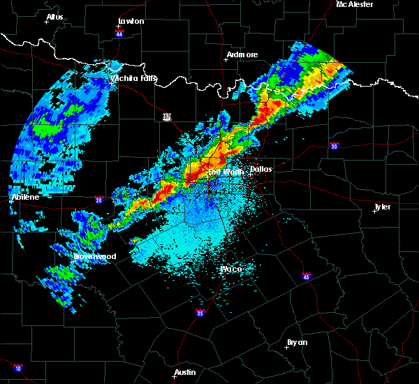 Interactive Hail Maps Hail Map for Euless, TX