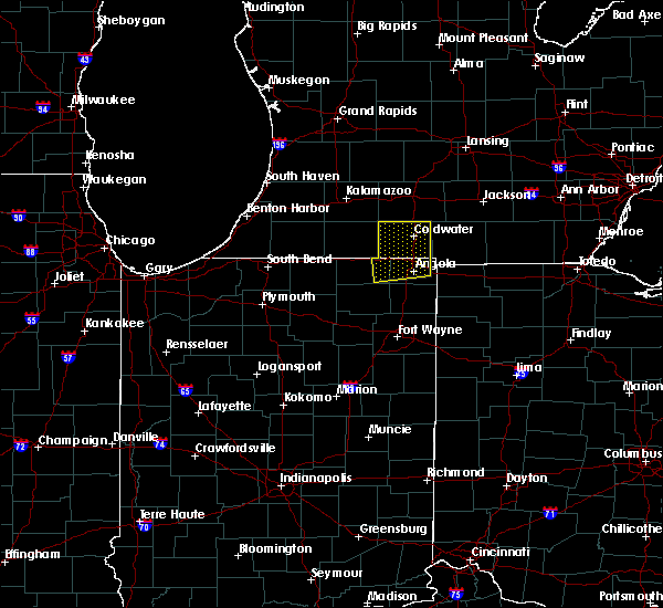 Interactive Hail Maps Hail Map for Bronson, MI