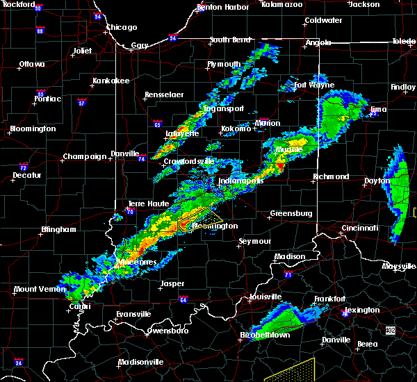 Interactive Hail Maps Hail Map for Bloomington, IN