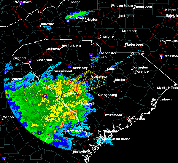 Interactive Hail Maps Hail Map for Lexington, SC