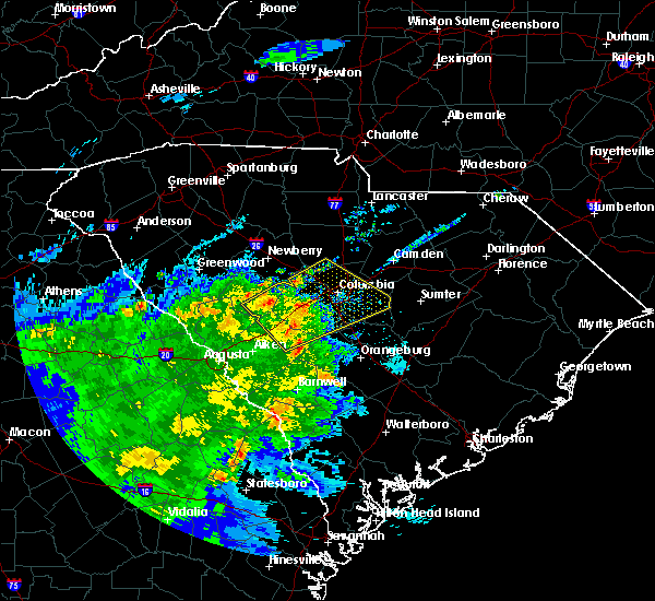 Interactive Hail Maps Hail Map for BatesburgLeesville, SC