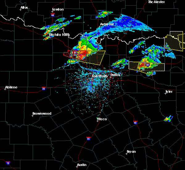 Interactive Hail Maps Hail Map for Krum, TX