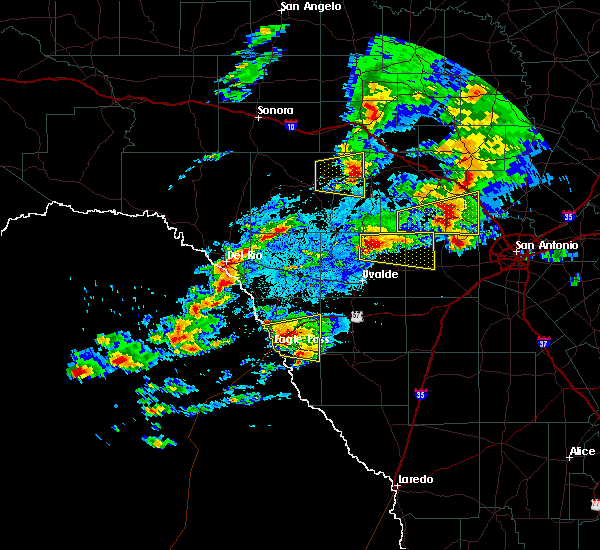 Interactive Hail Maps Hail Map for Hondo, TX