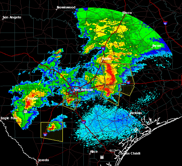 Interactive Hail Maps Hail Map for Cuero, TX