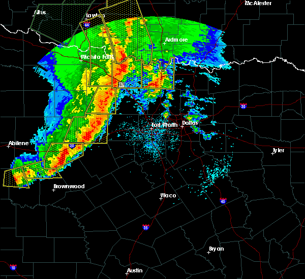Interactive Hail Maps Hail Map for Valley View, TX