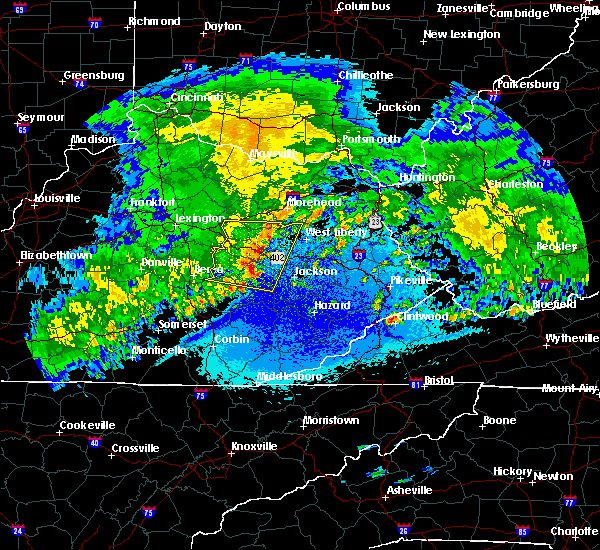 Interactive Hail Maps Hail Map for Beattyville, KY