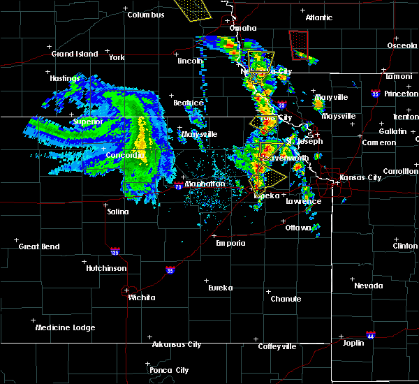 Interactive Hail Maps Hail Map for Topeka, KS