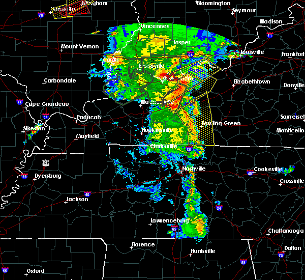 Interactive Hail Maps Hail Map for Bowling Green, KY
