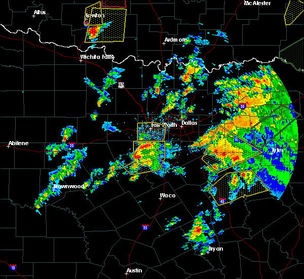 Interactive Hail Maps Hail Map for Arlington, TX
