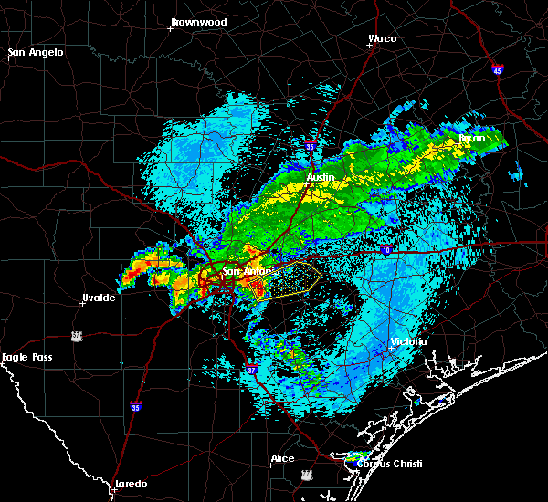 Interactive Hail Maps Hail Map for La Vernia, TX