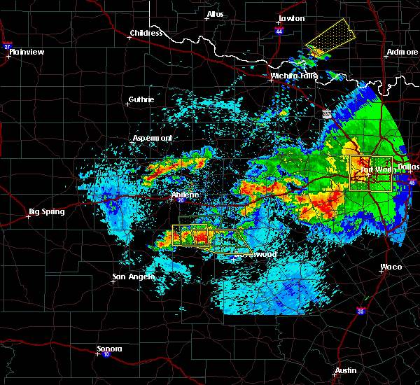 Interactive Hail Maps Hail Map for Brownwood, TX