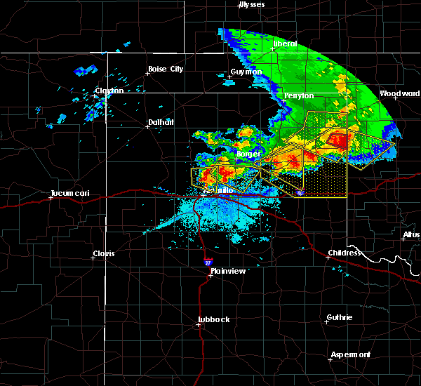 Interactive Hail Maps Hail Map for Canadian, TX