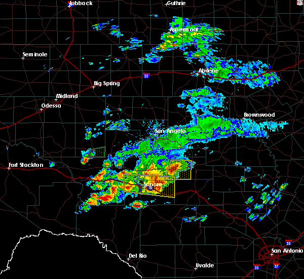 Interactive Hail Maps Hail Map for Sonora, TX