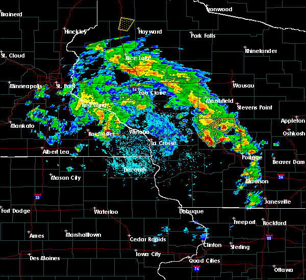 Interactive Hail Maps Hail Map for Wonewoc, WI