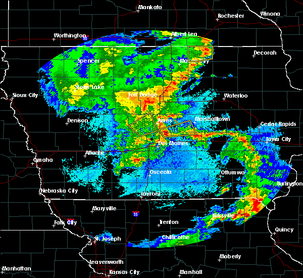 Ames Ia Weather Map Interactive Hail Maps Hail Map for Ames, IA