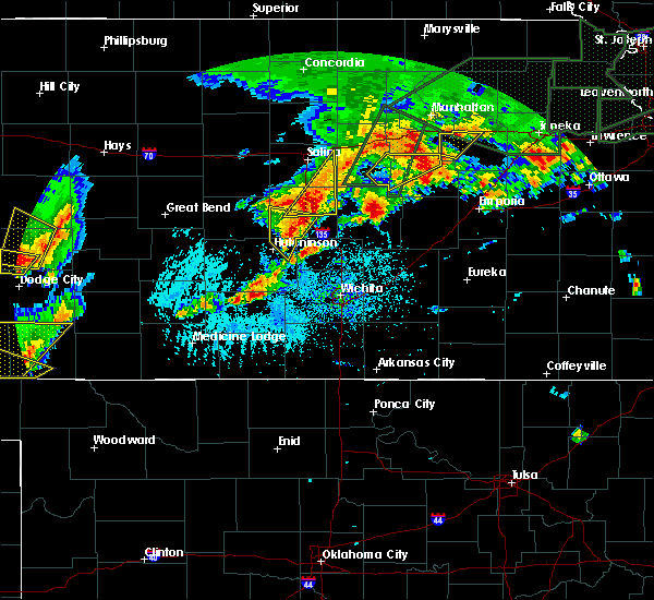 Interactive Hail Maps Hail Map for Hutchinson, KS
